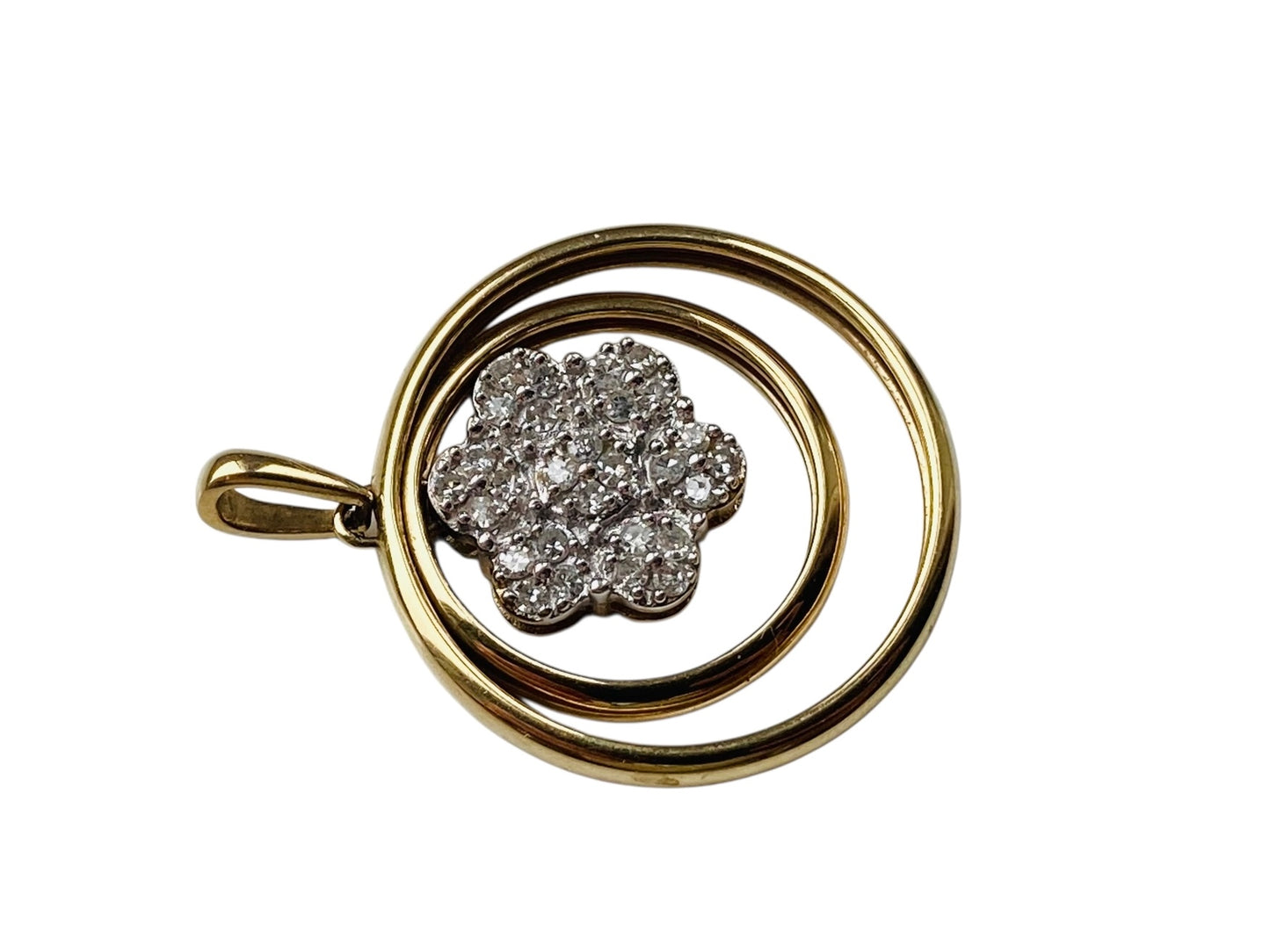 9ct Gold Diamond Pendant