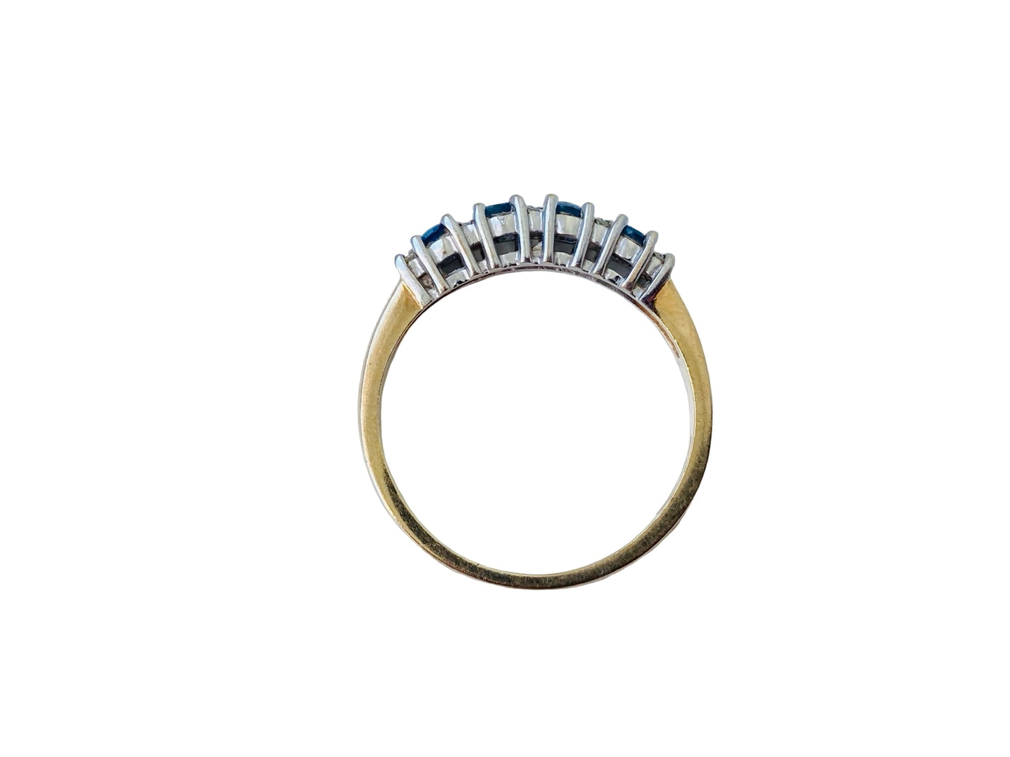 9ct Gold Sapphire & Diamond Ring