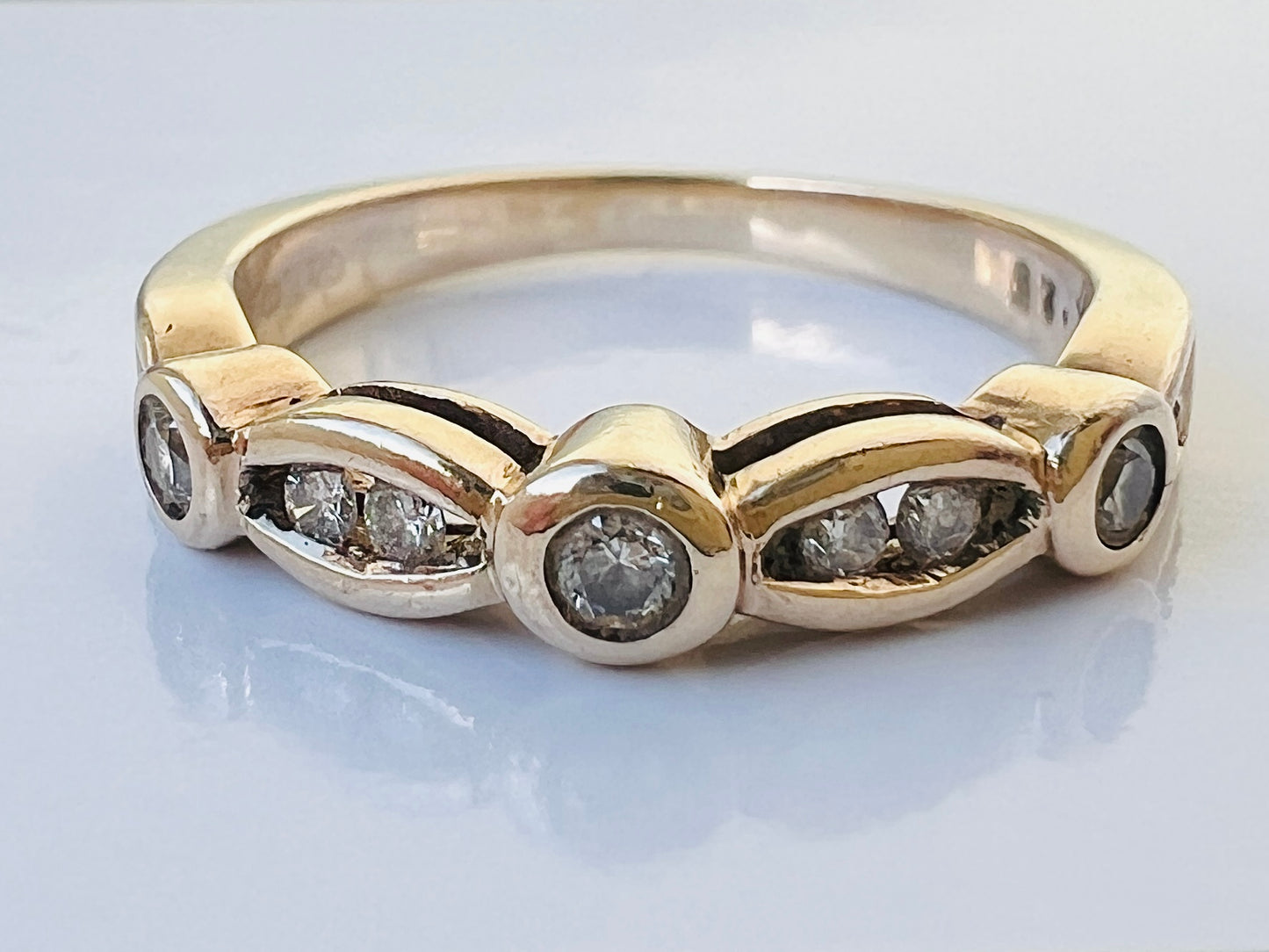 9ct Gold Diamond Ring