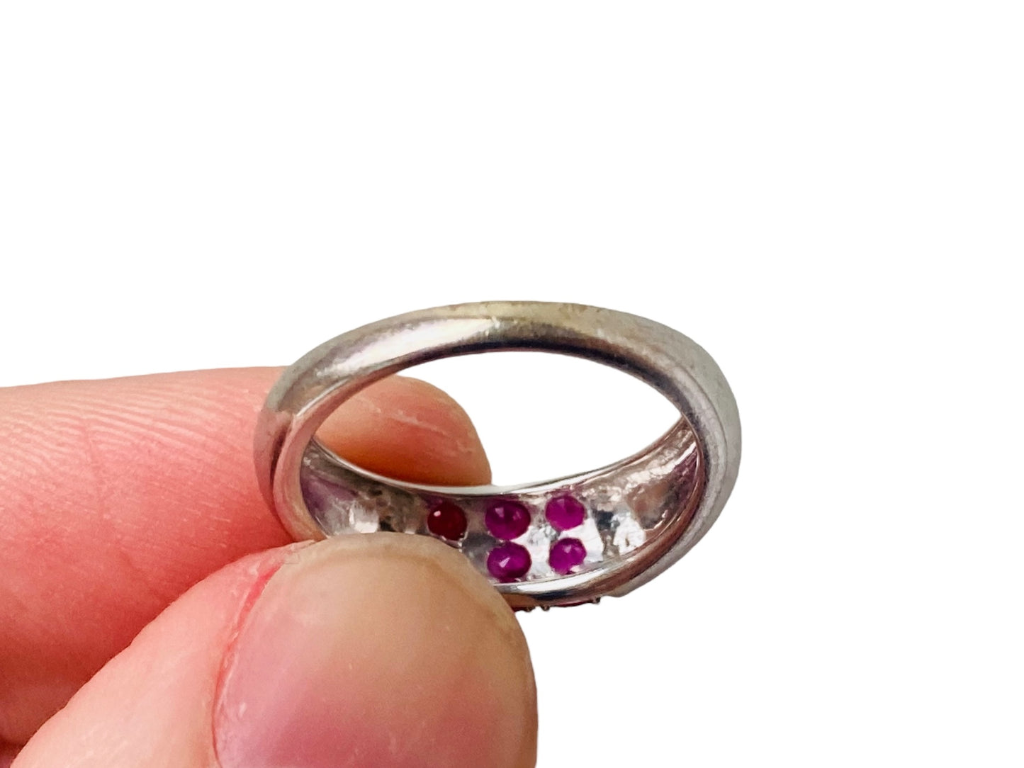 9ct Gold Pink Ruby Ring