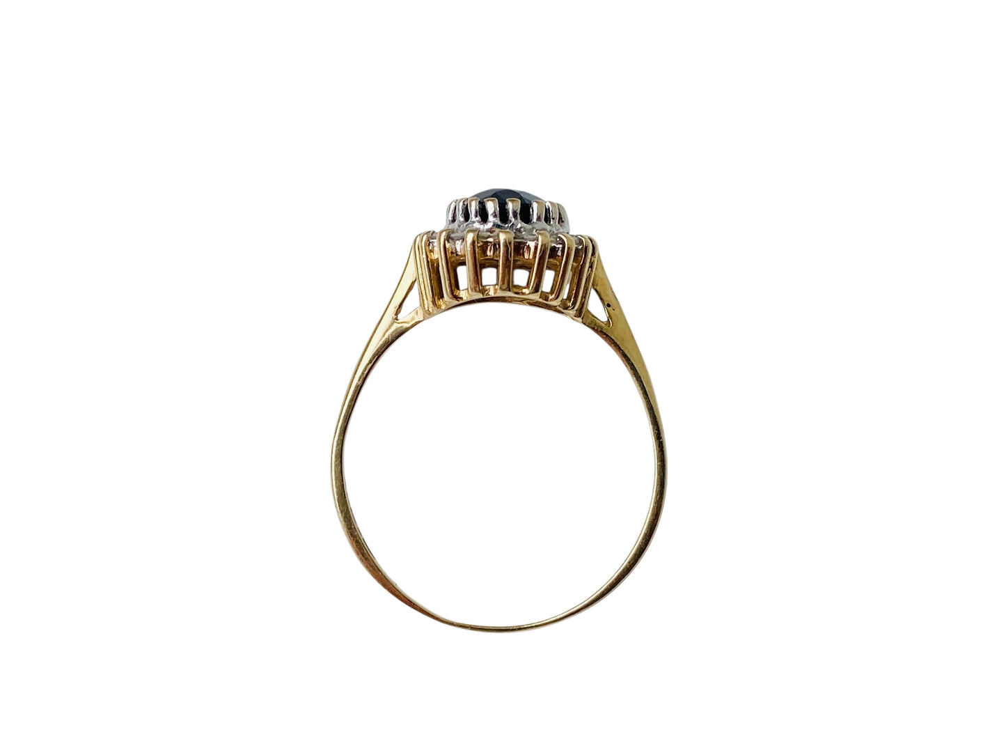 9ct Gold Sapphire & Diamond Ring