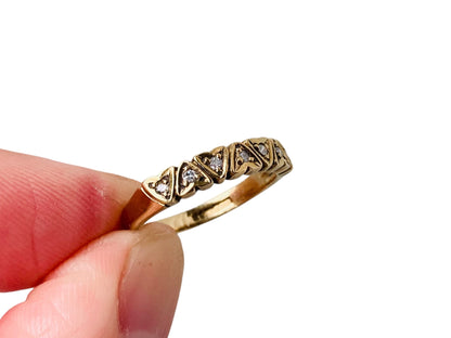 Vintage 9ct Gold Diamond Ring