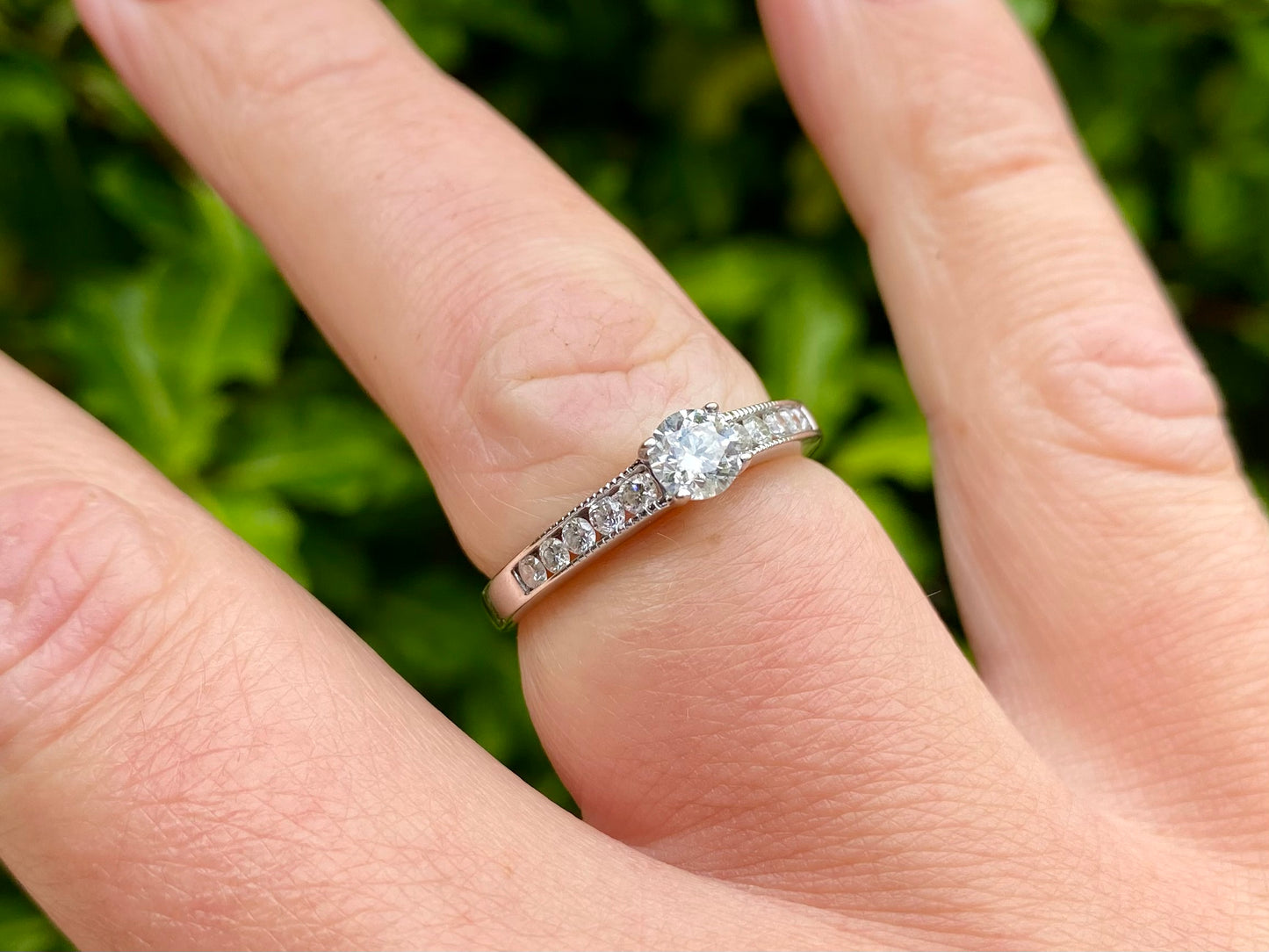 18ct Gold 0.71ct Diamond Ring
