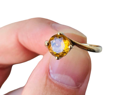 9ct Gold Citrine Ring