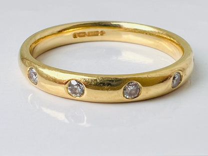 18ct Gold Five-Stone Diamond Band Ring
