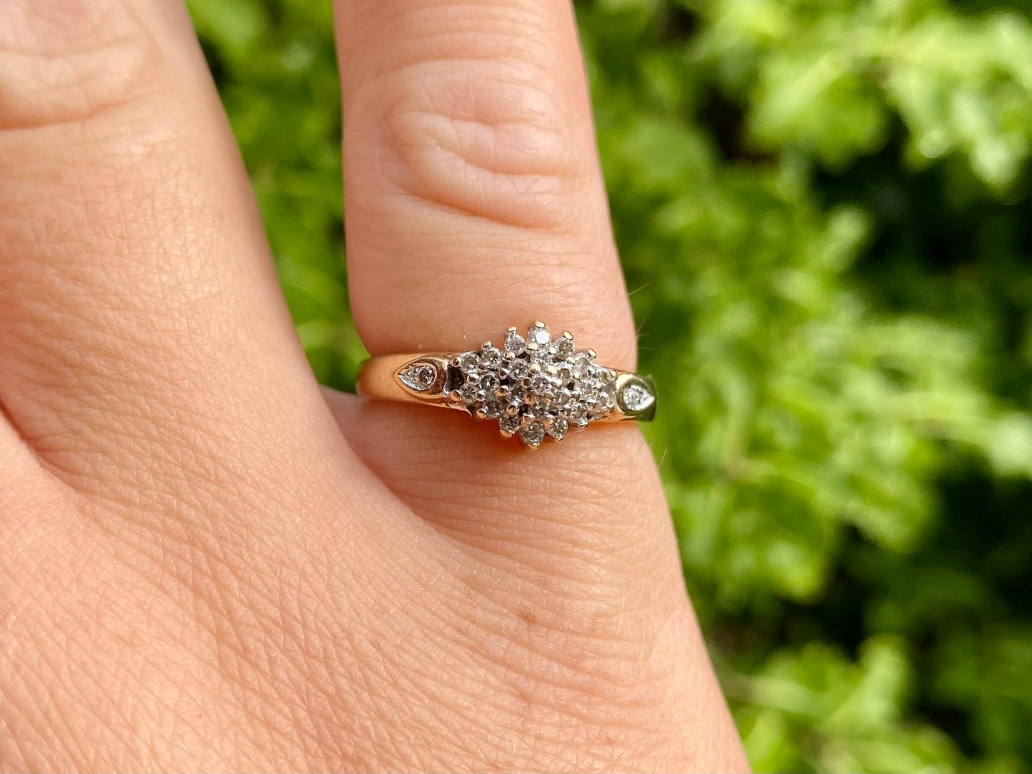 9ct Gold Diamond Ring