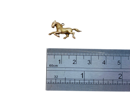 Vintage 9ct Gold Horse Pendant