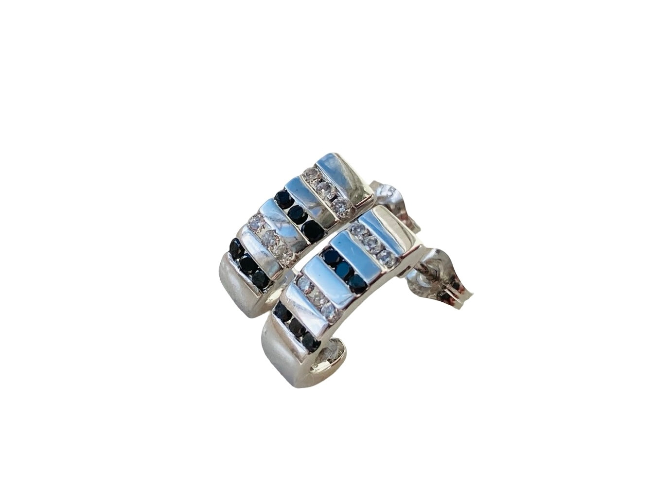 9ct Gold Diamond Earrings