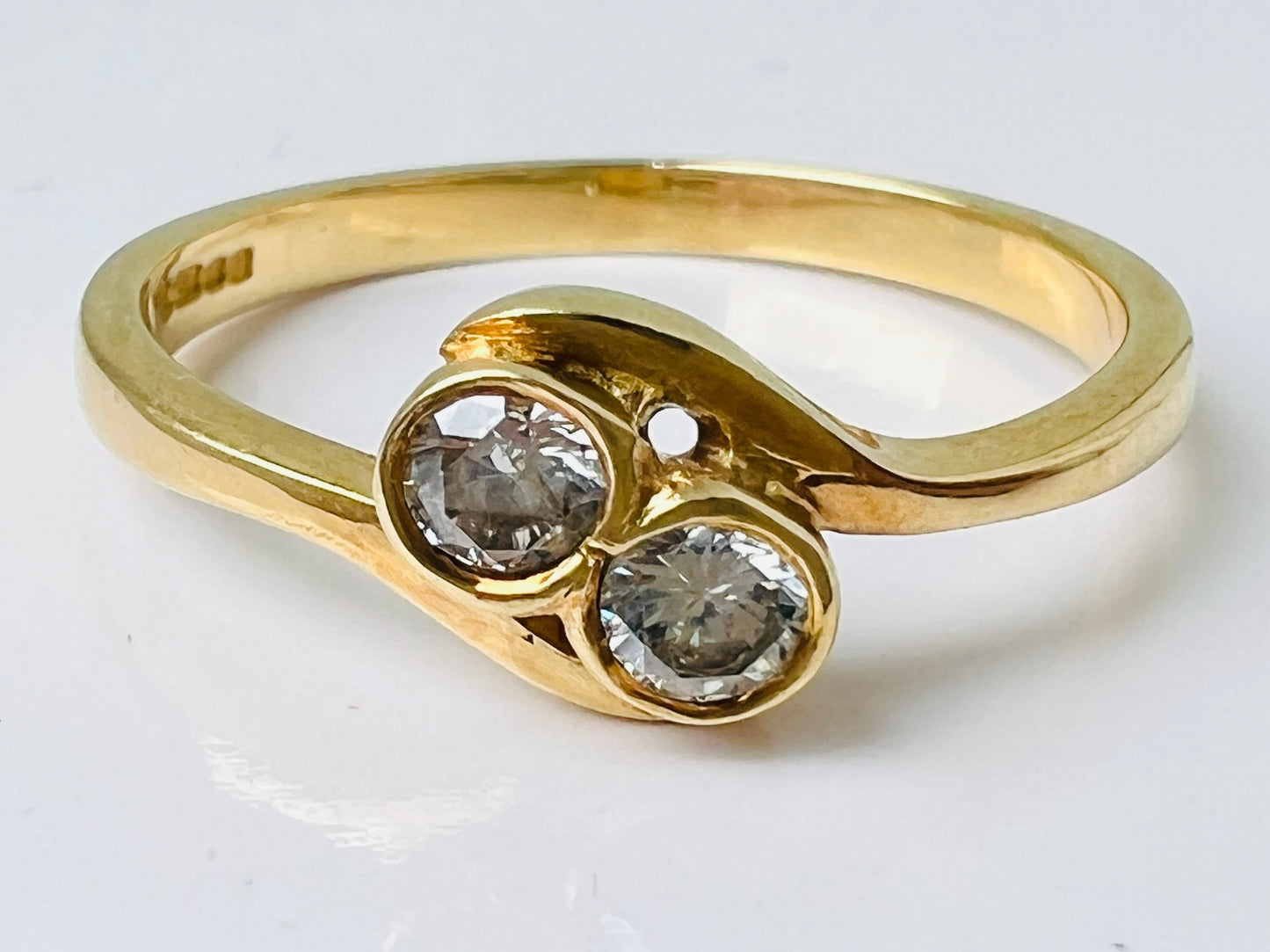 18ct Gold Two-Stone Toi Et Moi Diamond Ring