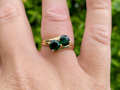 9ct Gold Diopside Ring