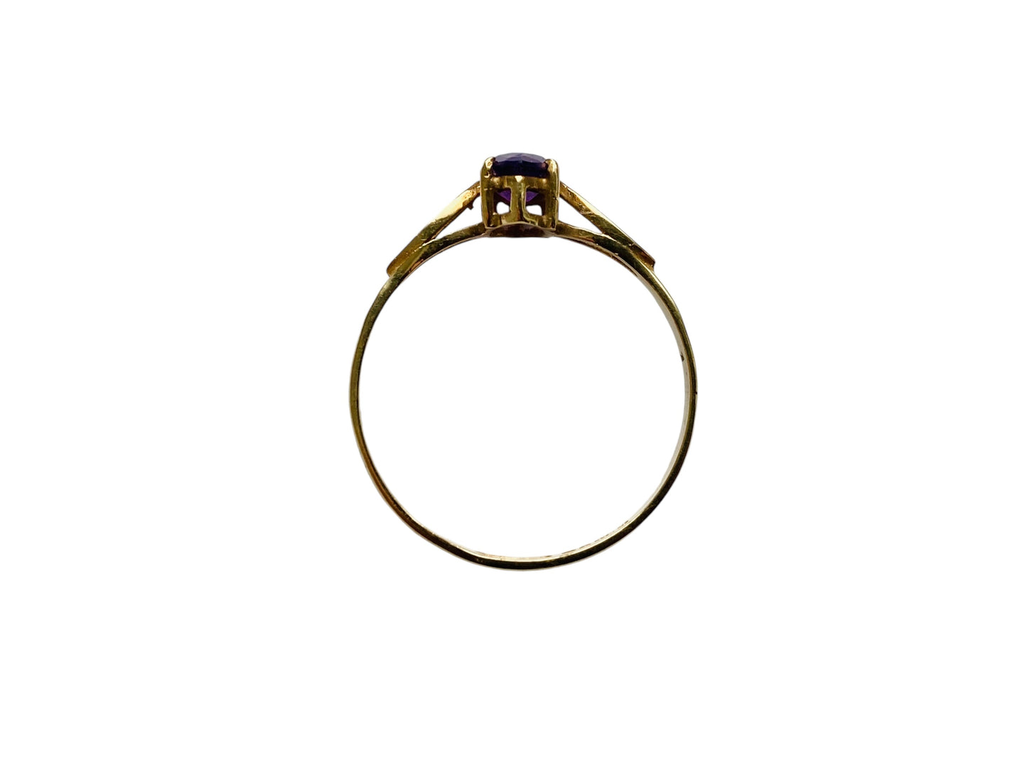 Vintage 9ct Gold Amethyst Ring