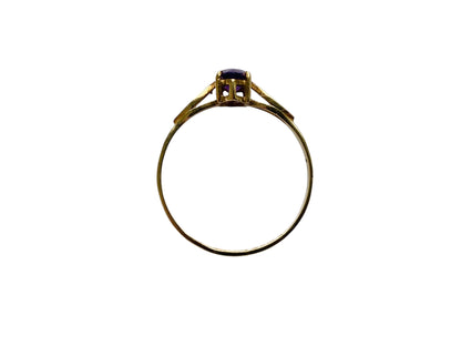 Vintage 9ct Gold Amethyst Ring