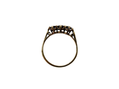 Vintage 9ct Gold Garnet Ring