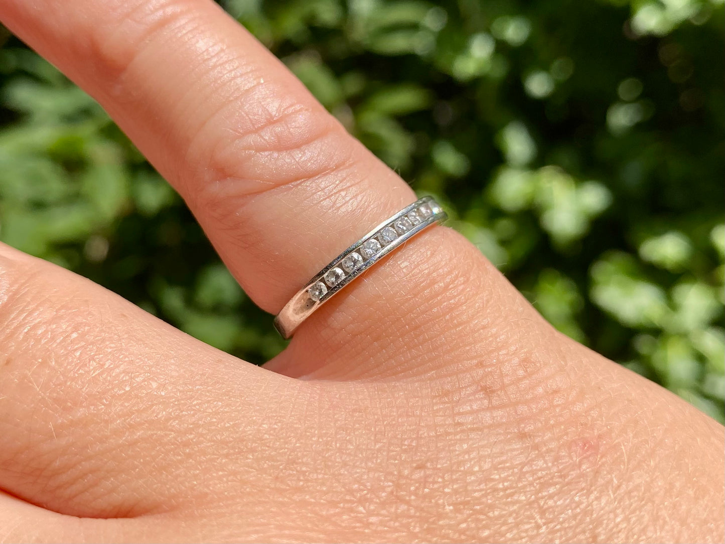 9ct Gold Eleven-Stone Diamond Ring