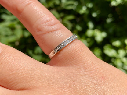 9ct Gold Eleven-Stone Diamond Ring