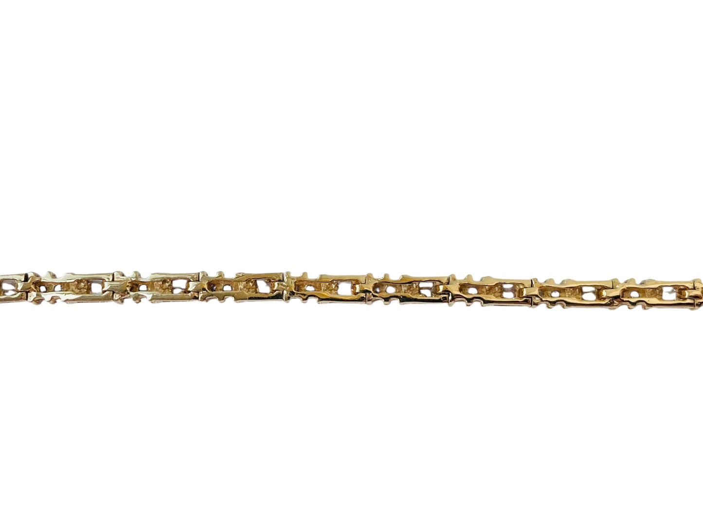 10ct Gold Diamond Bracelet