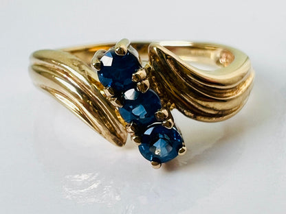 9ct Gold Sapphire Ring