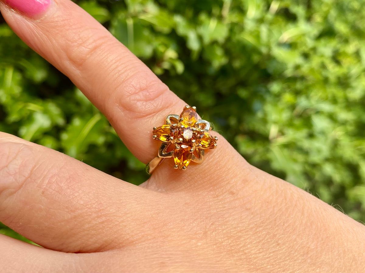 9ct Gold Citrine Ring