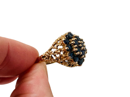 Vintage 9ct Gold Sapphire Ring