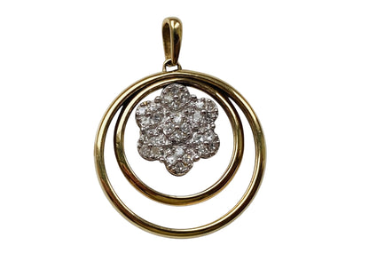 9ct Gold Diamond Pendant