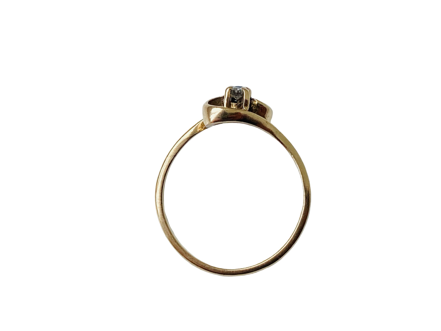 Vintage 9ct Gold Sapphire & Diamond Ring