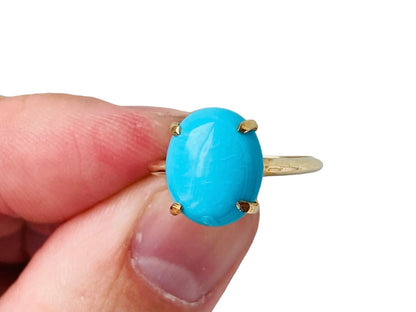 9ct Gold Turquoise Ring