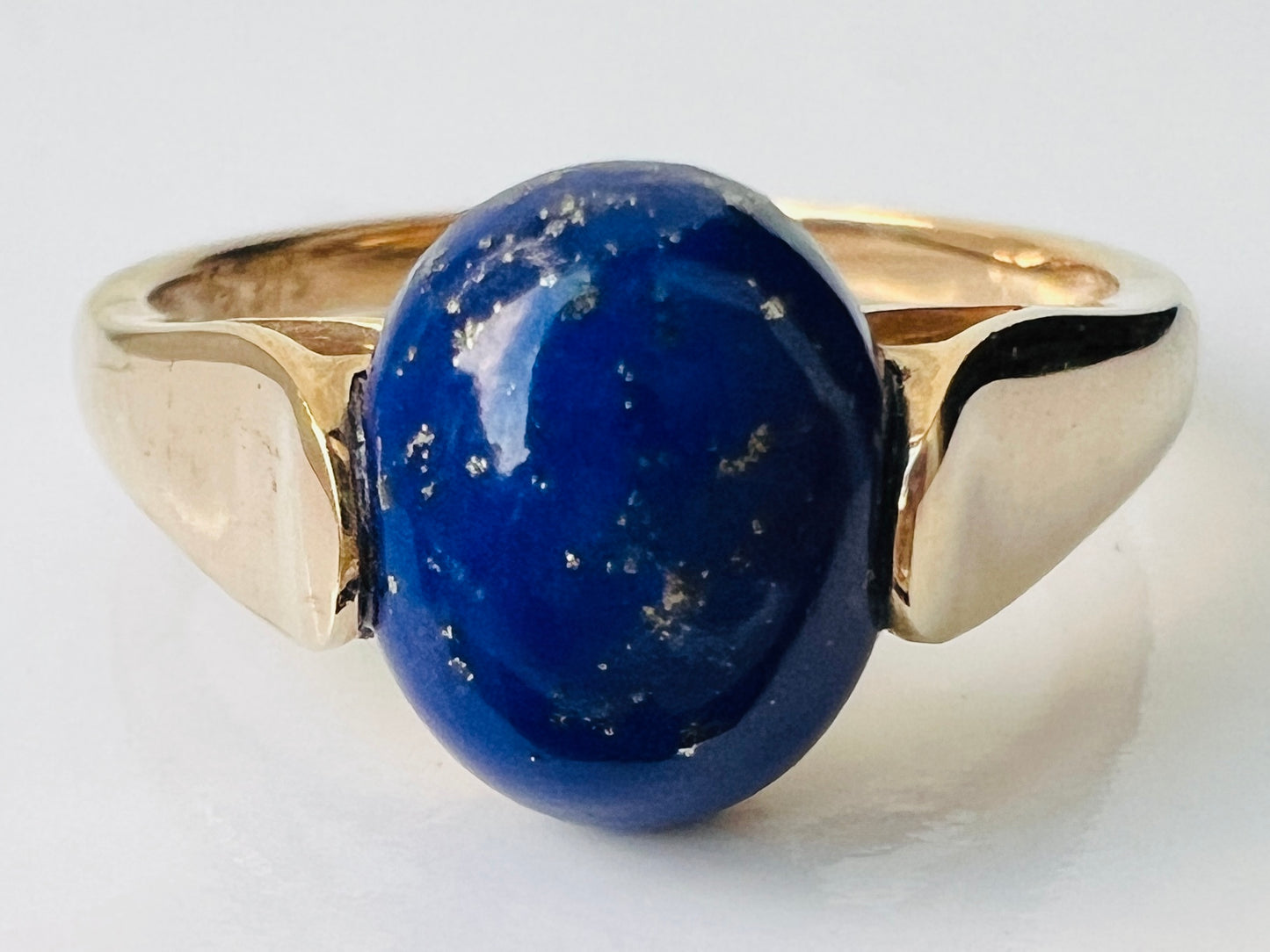 9ct Gold Lapis Lazuli Ring