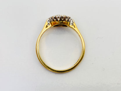 Antique 18ct Gold Diamond Ring