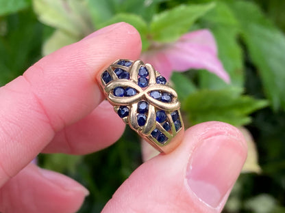 9ct Gold Sapphire Ring