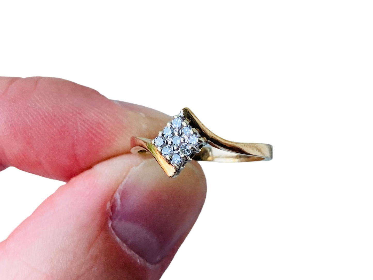 9ct Gold Diamond Ring