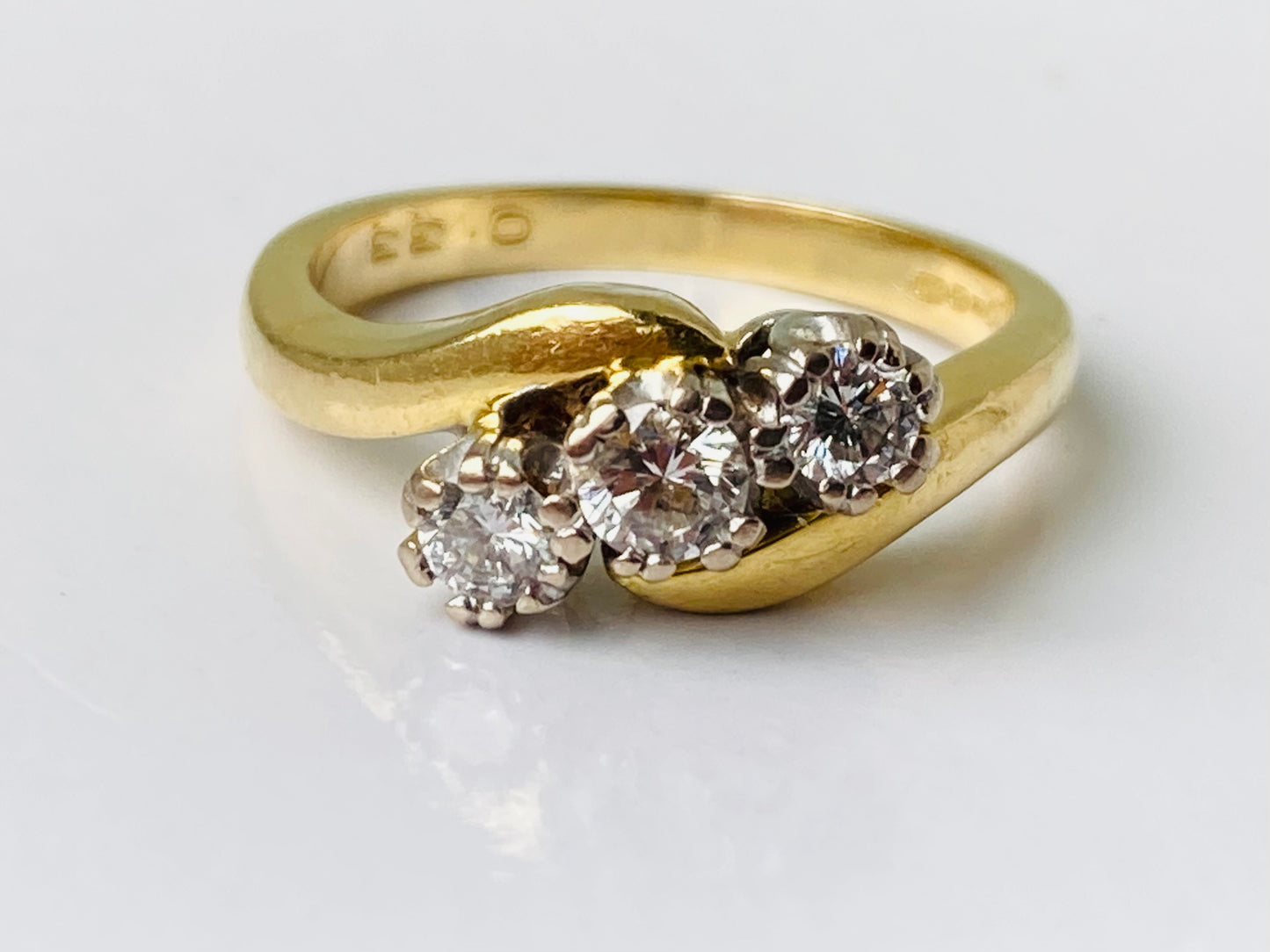 18ct Gold Diamond Three-Stone Ring