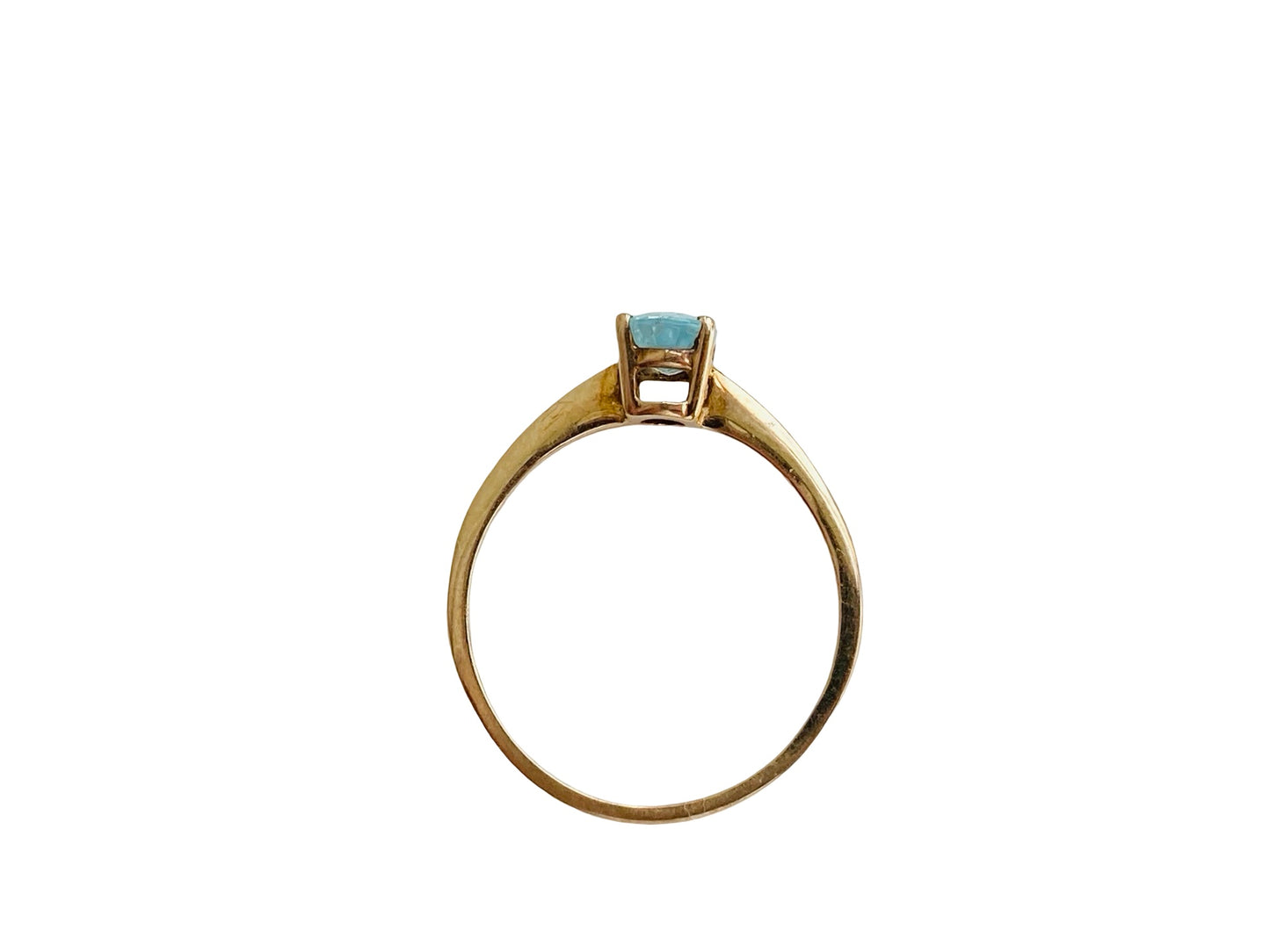 9ct Gold Aquamarine Ring