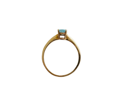 9ct Gold Aquamarine Ring