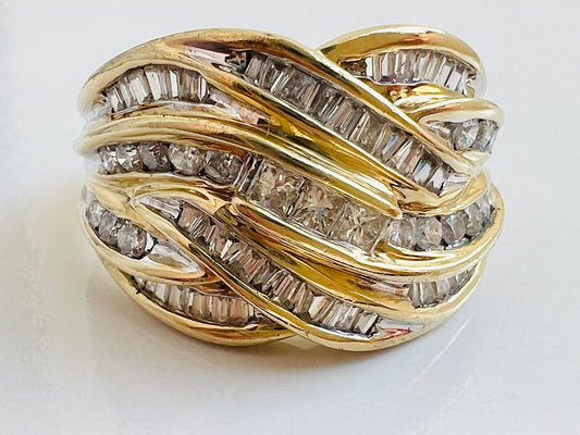 9ct Gold Diamond Ring