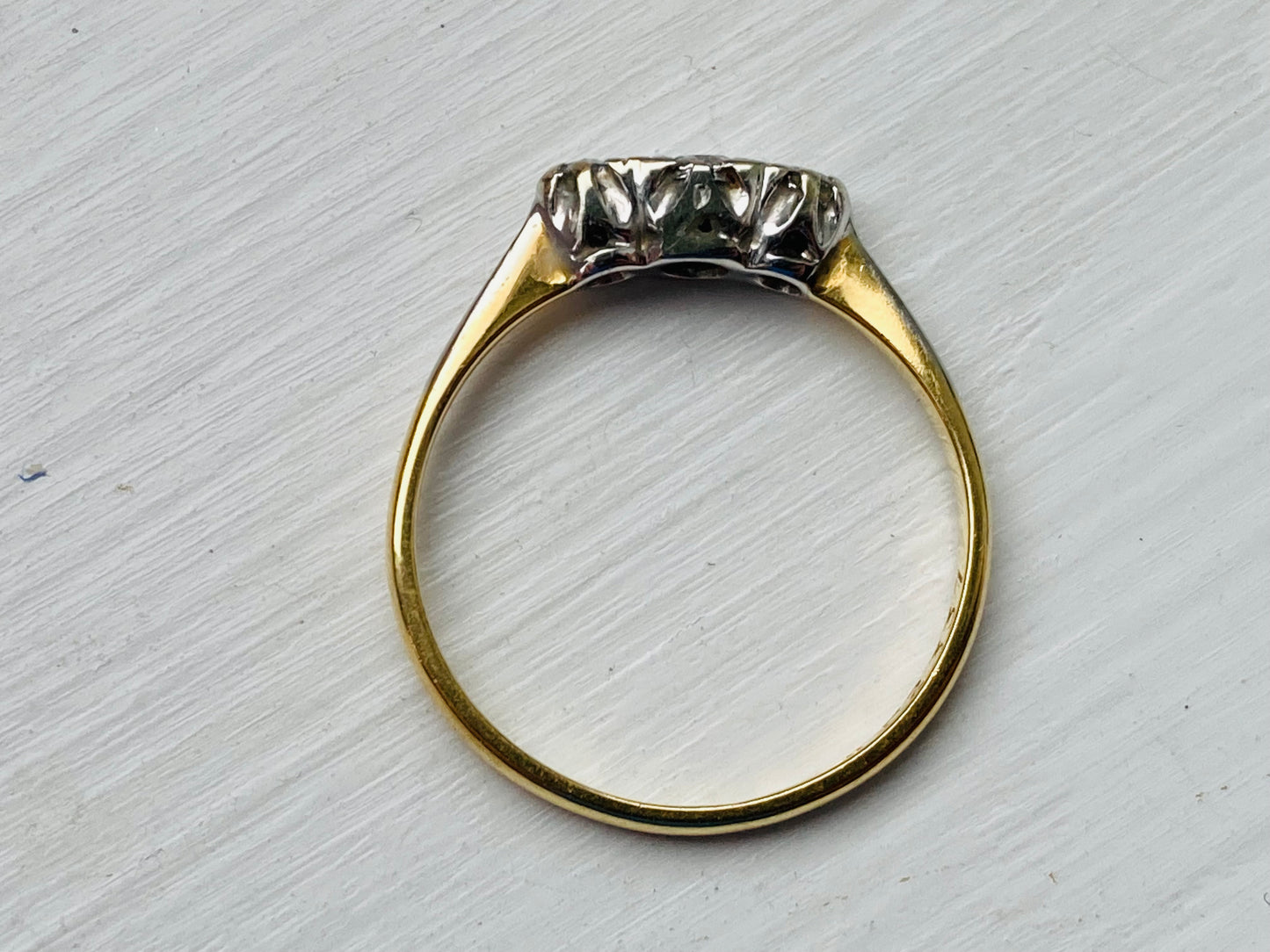 Antique 18ct Gold Diamond Ring