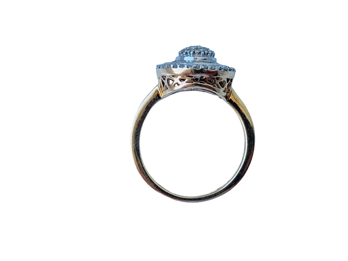 9ct Gold Diamond Ring