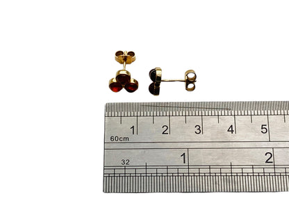 14ct Gold Amber earrings