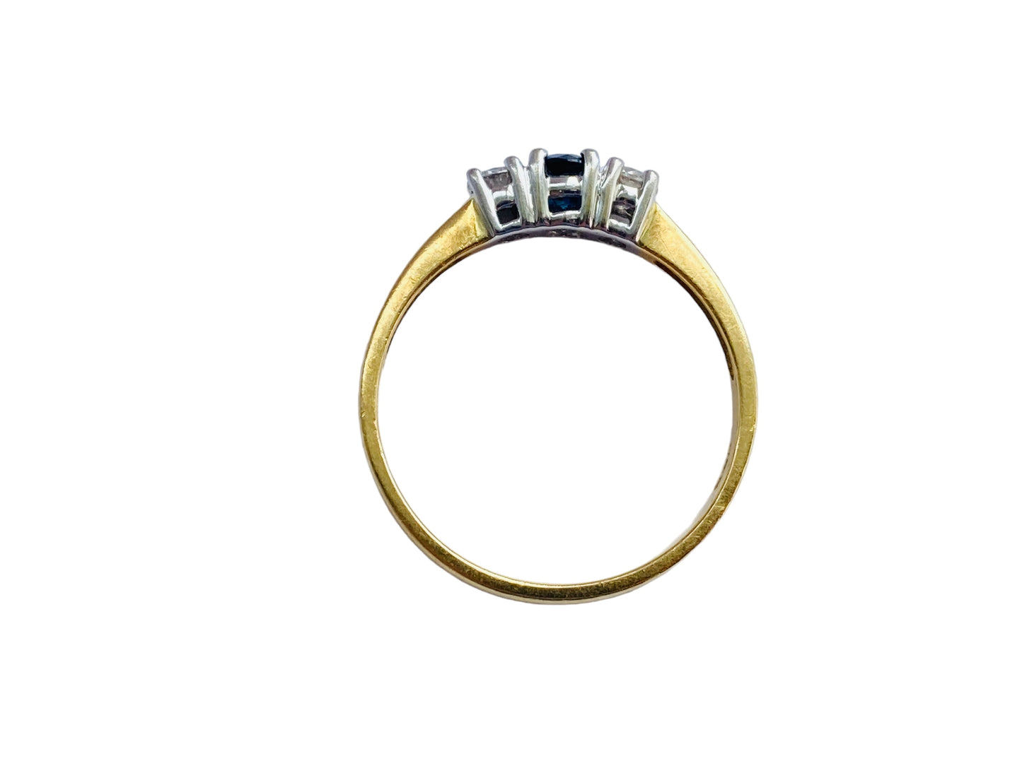 18ct Gold Sapphire & Diamond Ring