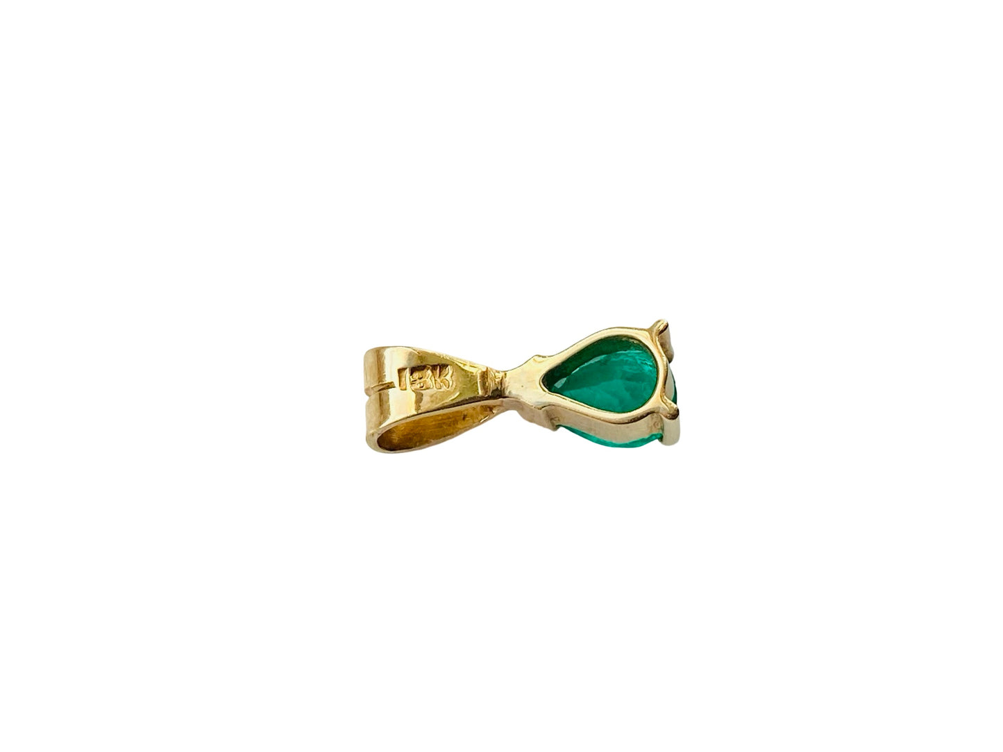 18ct Gold Emerald Pendant