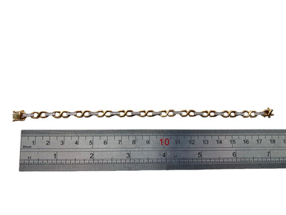 9ct Gold Diamond Bracelet
