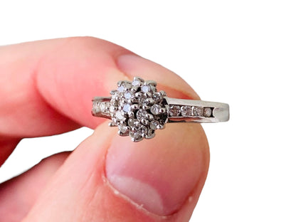 9ct Gold Diamond Ring