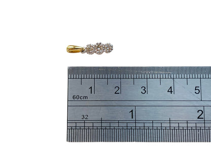 18ct Gold 0.26ct Diamond Pendant