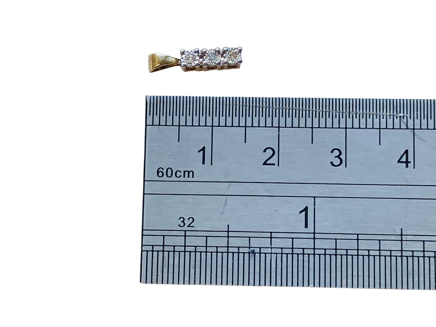 9ct Gold Diamond Pendant