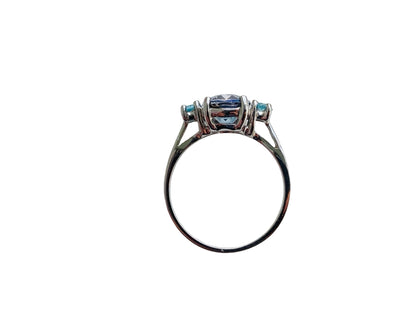 9ct Gold Kyanite & Topaz Ring