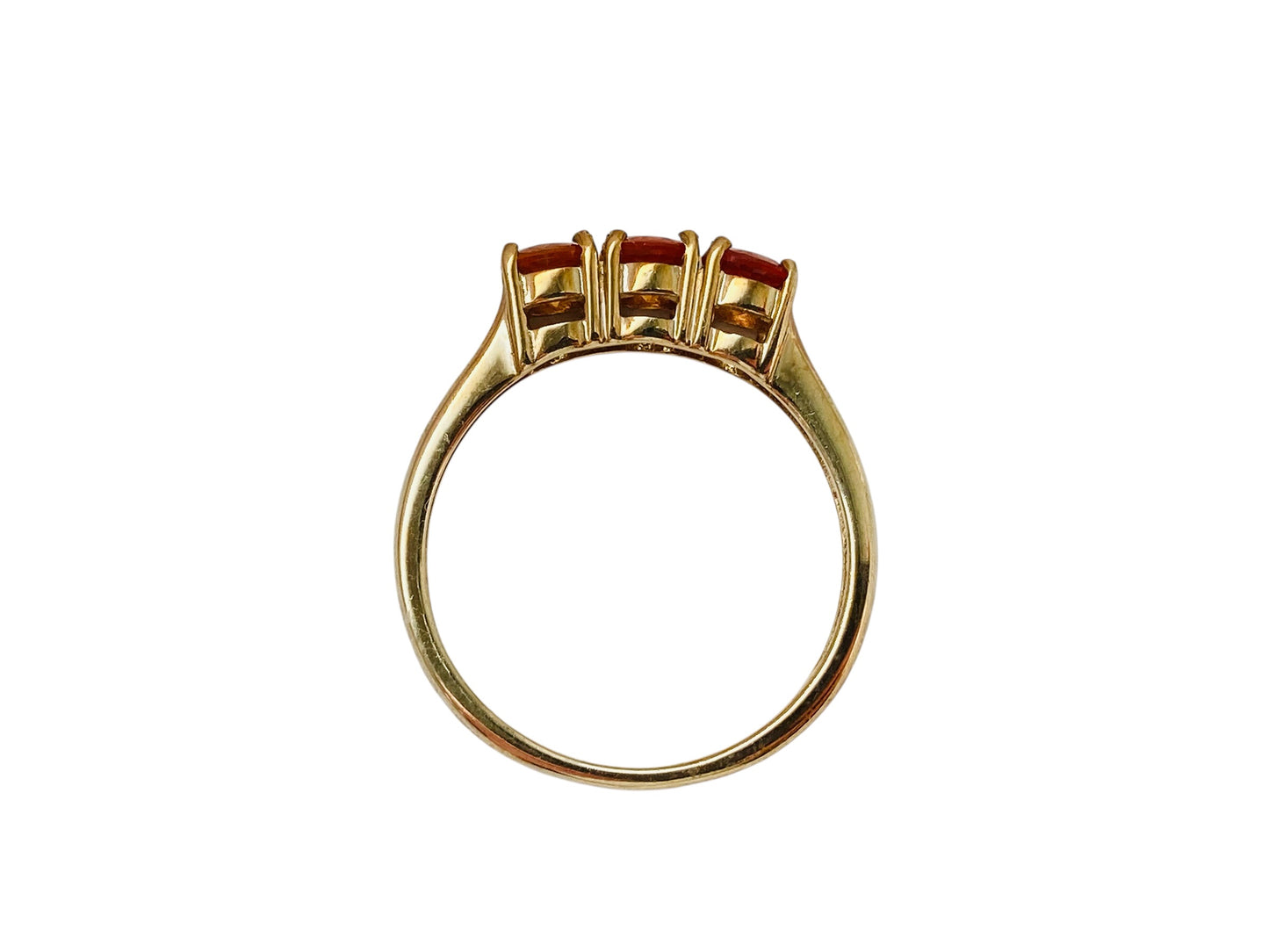 9ct Gold Orange Sapphire Ring