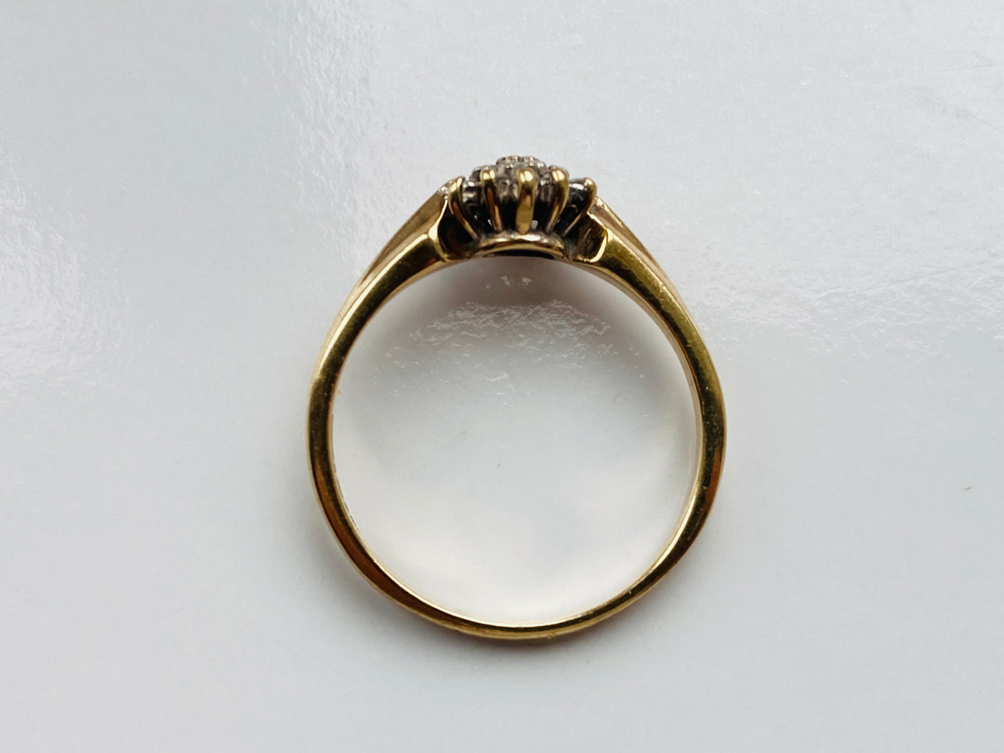 Vintage 9ct Gold Diamond Ring