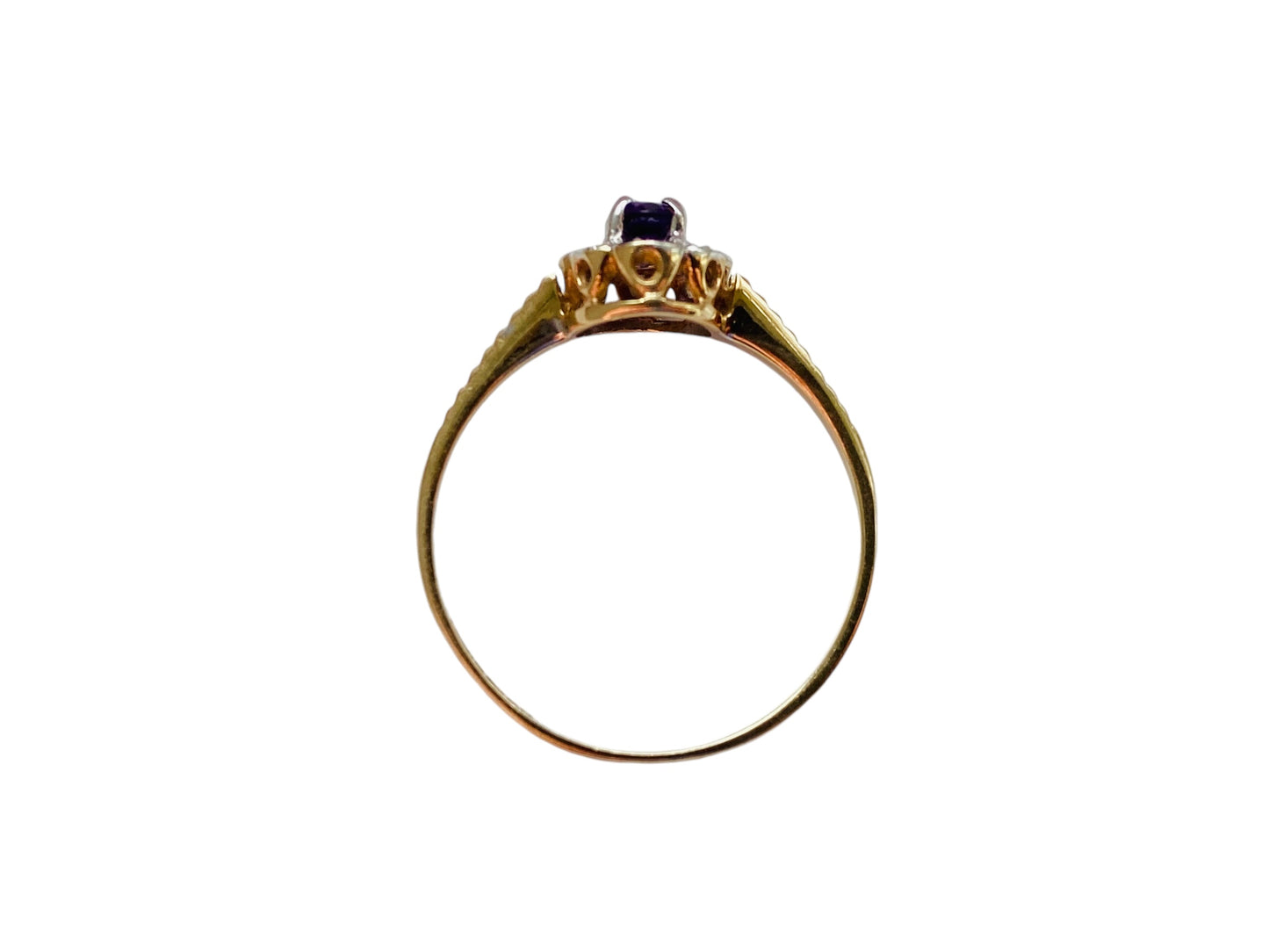 Vintage 9ct Gold Amethyst Ring