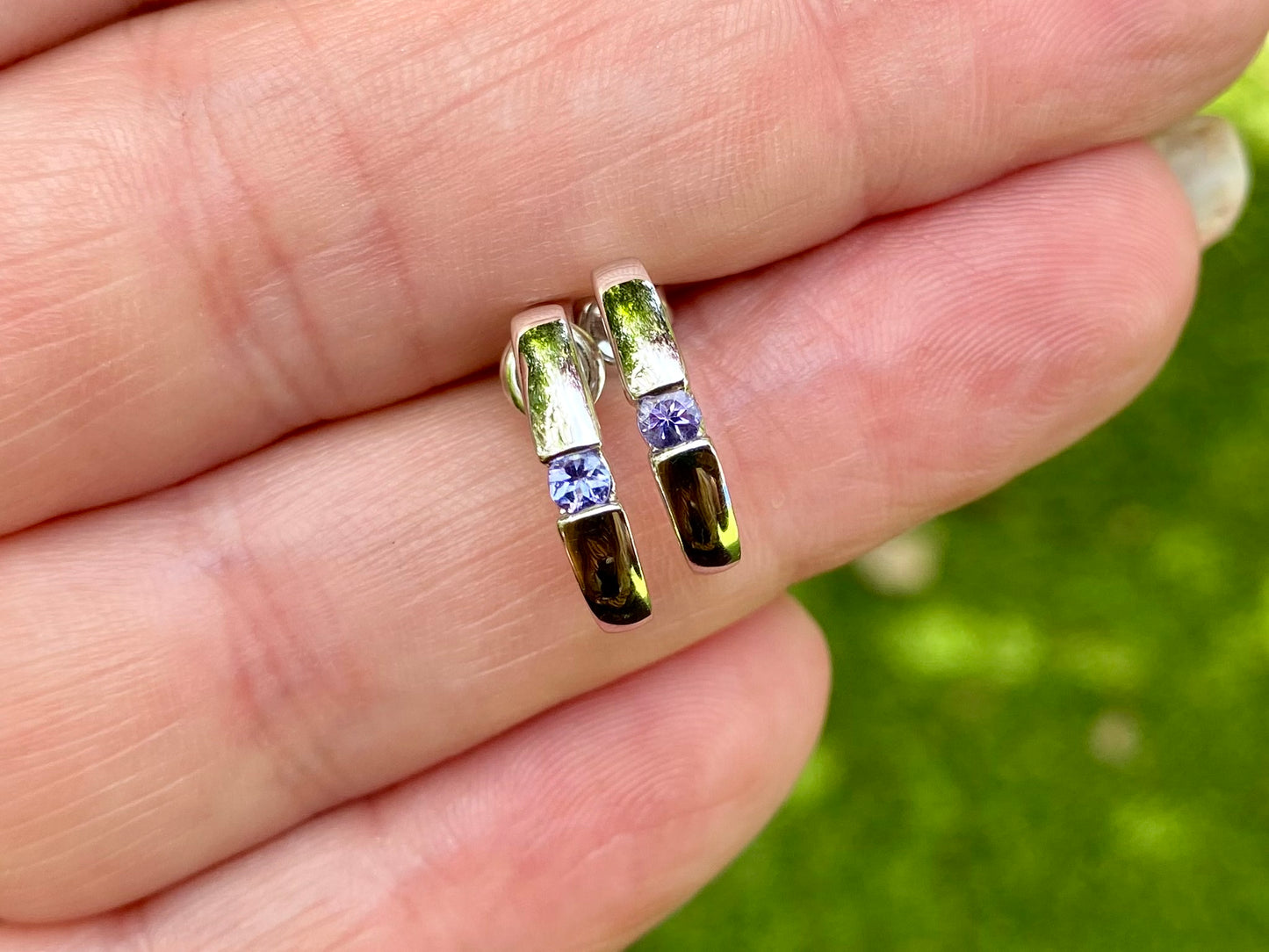 9ct Gold Tanzanite Earrings