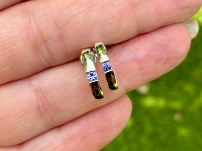 9ct Gold Tanzanite Earrings
