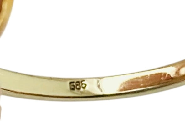 14ct Gold Sapphire & Diamond Ring